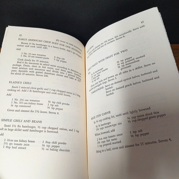 Vintage 1960 Cook Book 365 Ways to Cook Hamburger by Doyne Nickerson H/C D/J - Picture 7 of 8